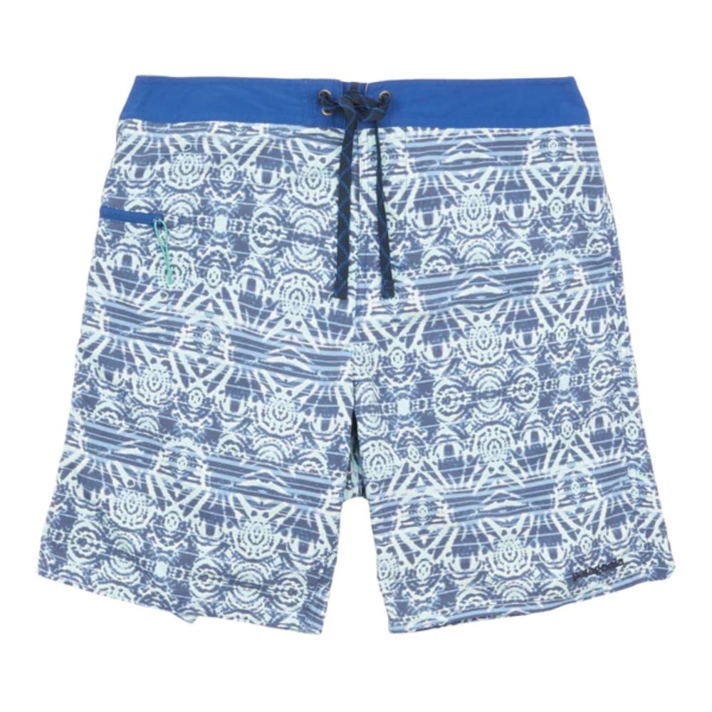 Patagonia Men's Wavefarer Board Shorts, Sunburst Bend Blue, Size 30